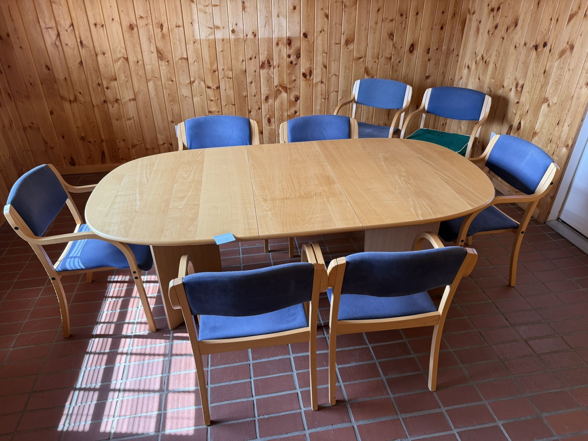 Dining Table & 9 Chairs