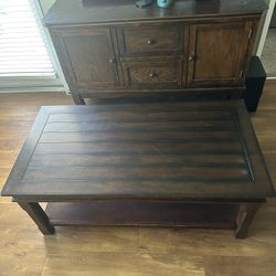 Coffee Table and End Tables 