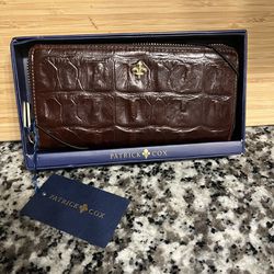 Patrick Cox Italian Brown Leather Wallet