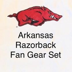 Arkansas Razorback Fan Gear Set