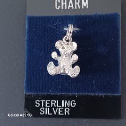 Vtg.sterling Silver 925- Bear "Charm