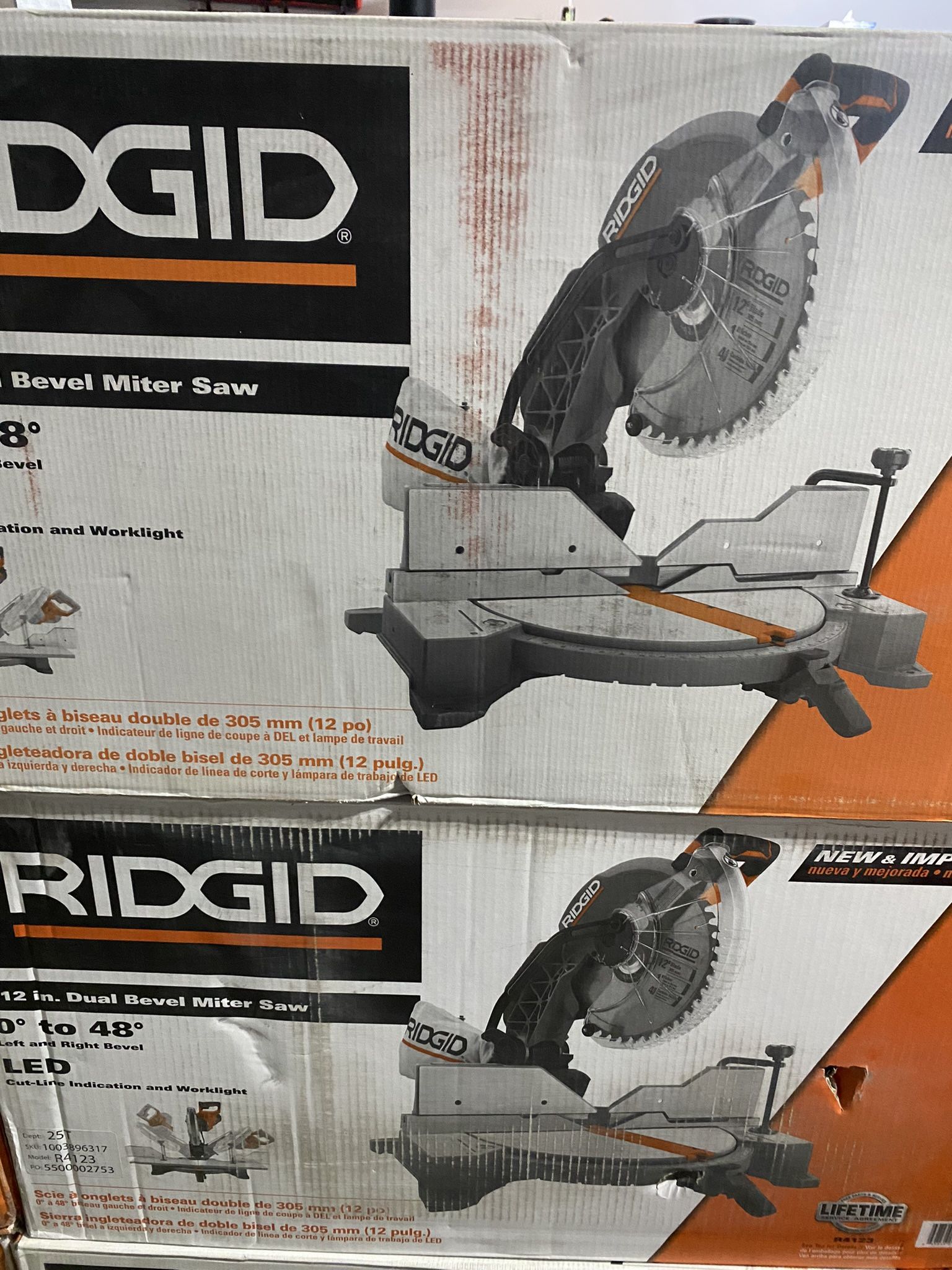 Rigid Miter Saw 12 Inch