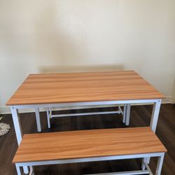 Dining Table & 2 Benches