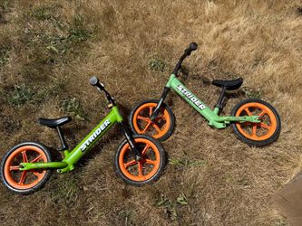 Two strider bikes