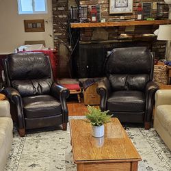 Two Recliner  Chairs