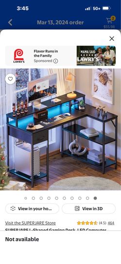 Black desk