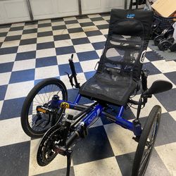 HP Velotechnik Gekko FX 26 Folding Recumbent Trike/bike