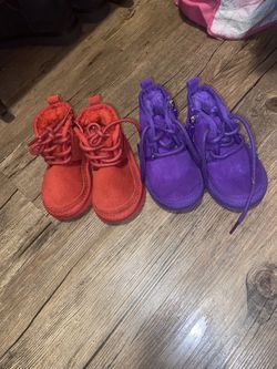 Toddler UGGS Red And Purple 