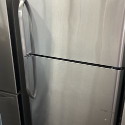 FRIGIDAIRE STAINLESS STEEL TOP MOUNT REFRIGERATOR 