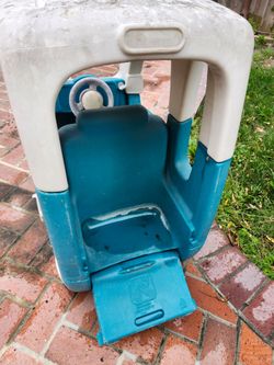 Toddler car. Teal color.