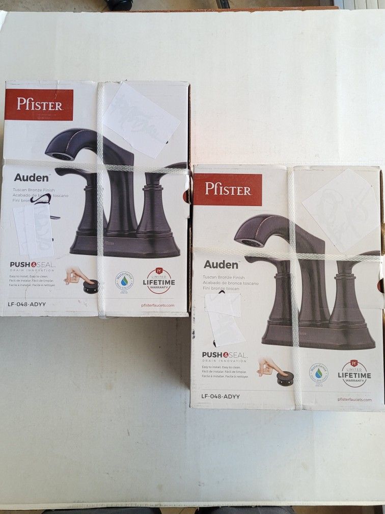 Price Pfister Bronze Bathroom Faucet 