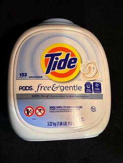 TIDE pods free & gentle 152ct NEW unopened packaging