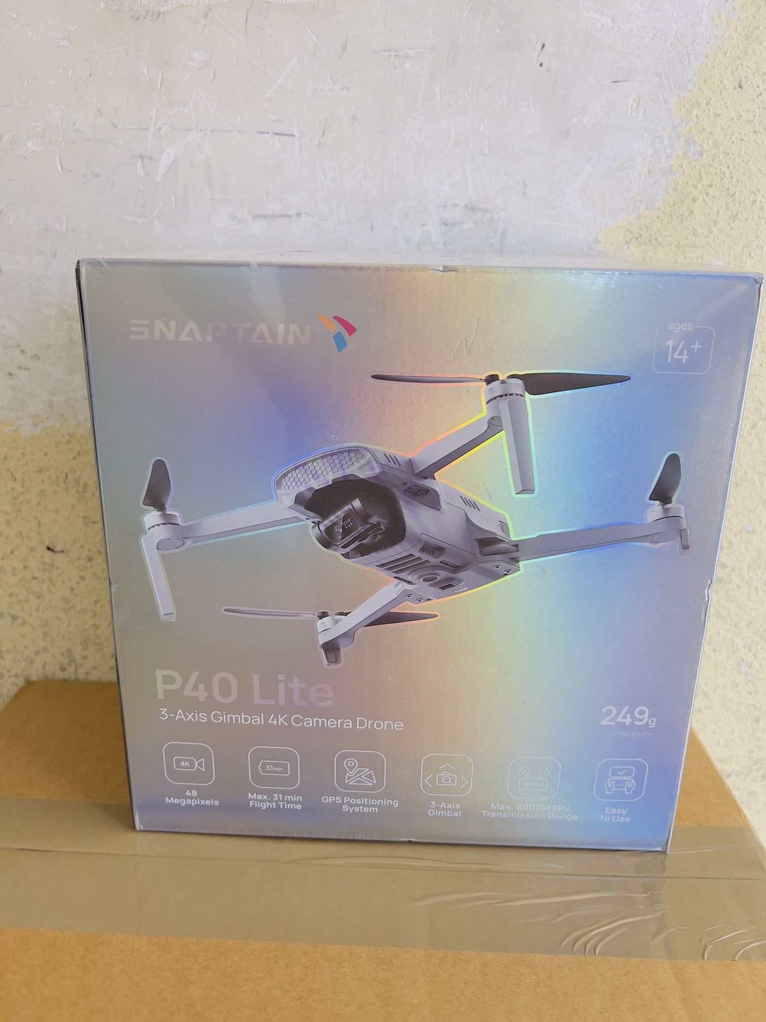 Snaptain - P40 LITE 3-Axis Gimbal 8K Camera Drone - Gray