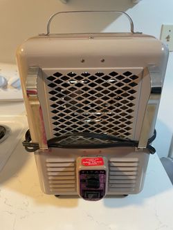 Titan Portable Electric Space Heater 1500W – Vintage Metal Heater