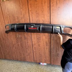 Carbon Fiber Rear Diffuser with Brake Light – Audi Multiple Models