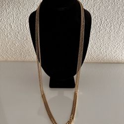 Necklace (2) Gold Chains