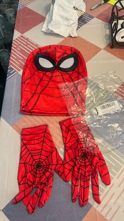NEW Spider-Man Mask and Gloves Costume Accessory Set