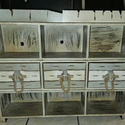 Wood 3 Drawer Storage
