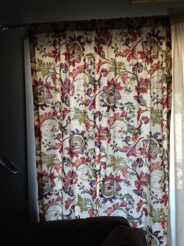 Floral Campione Cotton Curtains