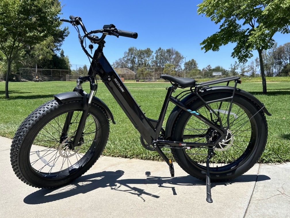 *NEW* SIZZLEBK S400 26" Step-Thru E-Bike