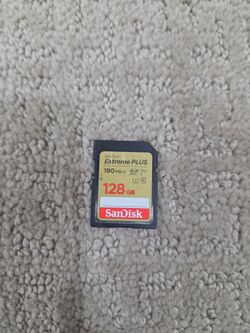 128GB SanDisk SD Card!