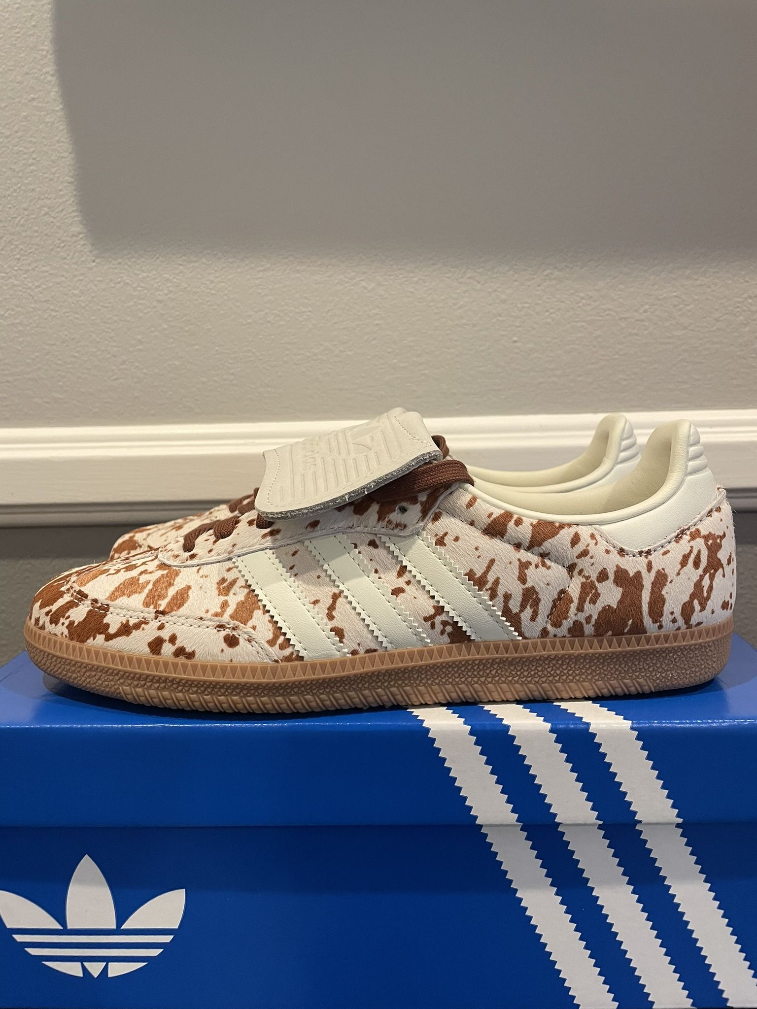 Adidas Samba LT Cow Print Brown White