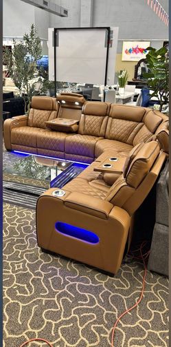 Costumize Power Reclining Sectional Couch Set Fast Delivery Color Options Only $39 Down Payment 👉 PLEASE ASK FOR JON GREEN WHEN YOU ARRIVE!