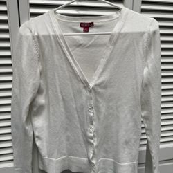 White Cardigan