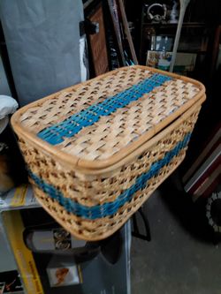 Basket with storage