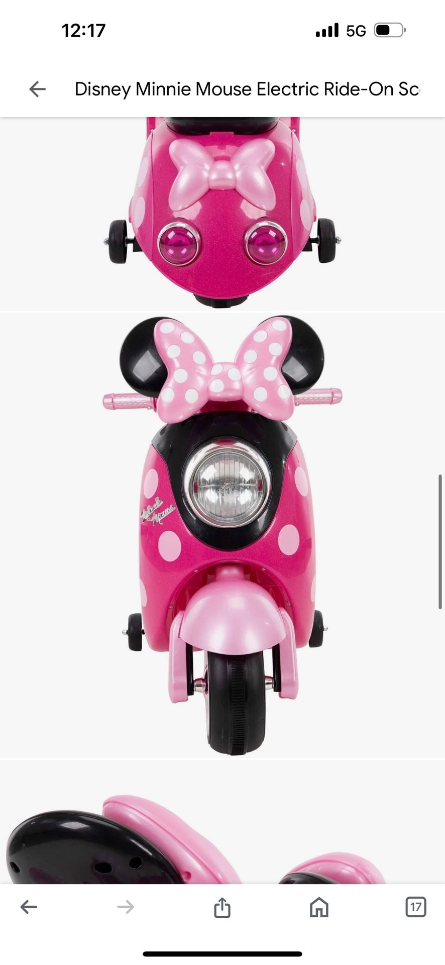 Minnie Mouse Electric Scooter