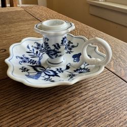  Blue Danube Japan Square Chamber Candle Holder 