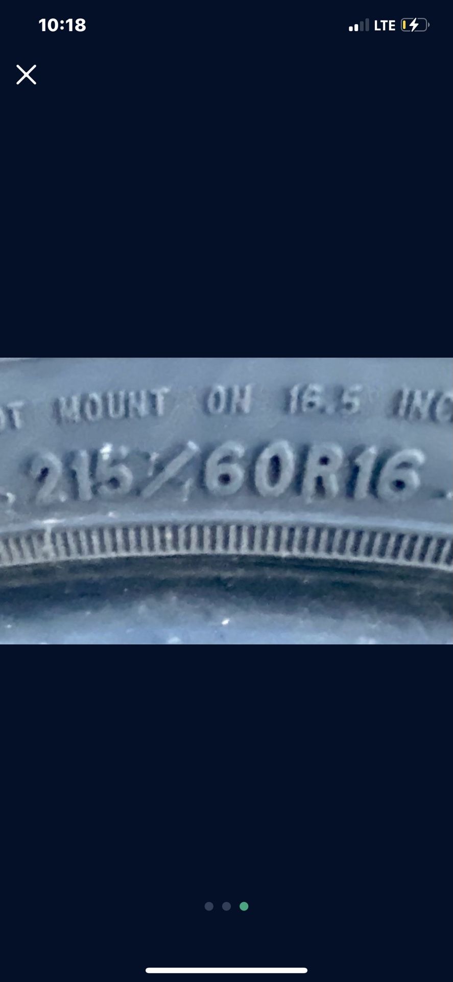 Tires/ Set Of Two 16”tires