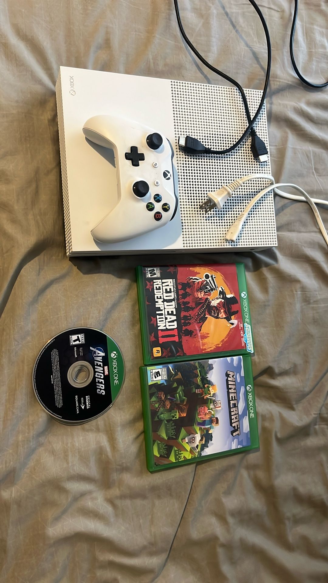 Xbox One + Controller And Games