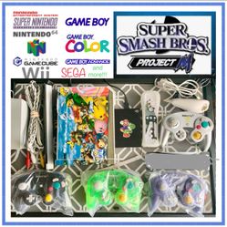 Nintendo Wii Super Smash Bros Bundle (Retro Games All-In-One Console)!