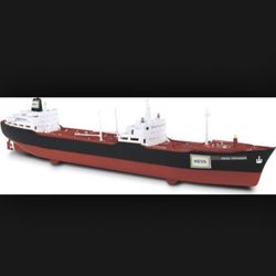 1966 Hess Toy Truck Boat 