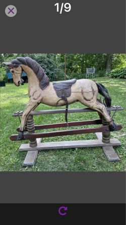 Wooden Toddler Gliding Horse