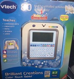 New touch tablet great for kids to learning