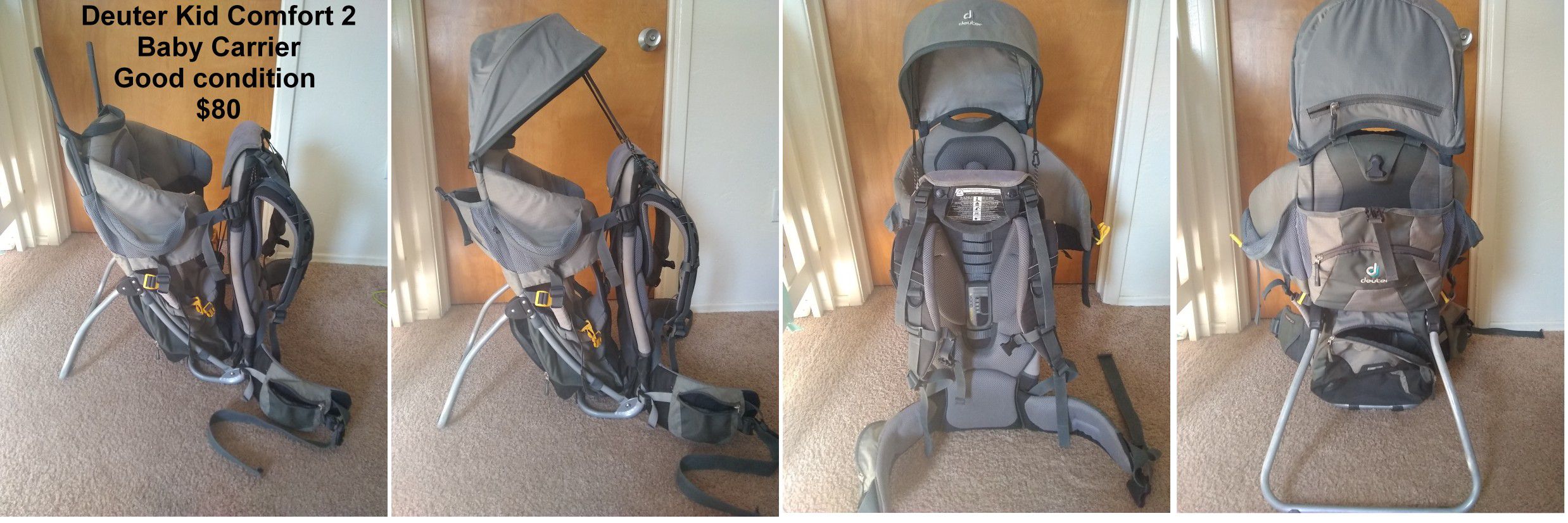 Hiking baby carrier