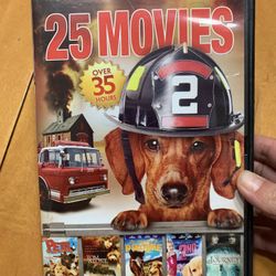 25 Movies DVD Collection Over 35 hours of family-friendly films. Pick up in Coral Springs 33071.