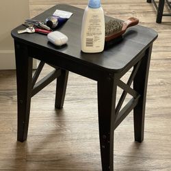 ikea INGOLF Stool, brown-black accent stool versatile and stylish