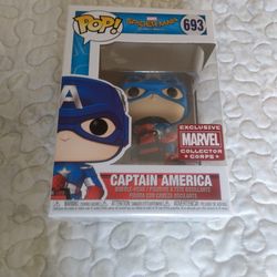 Funko Pop Marvel Collector Corps Captain America 693