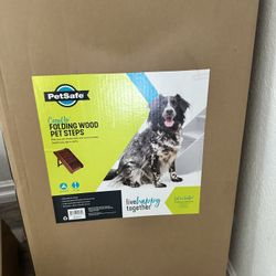 PetSafe CozyUp Folding Wood Pet Steps  Dog and Cat Stairs -