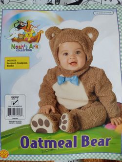 Rubie's Oatmeal Bear Infant Halloween Costume 6-12 Months