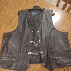 Vance Leather Vest