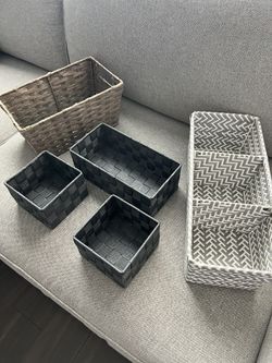 Small Storage Organizers Baskets