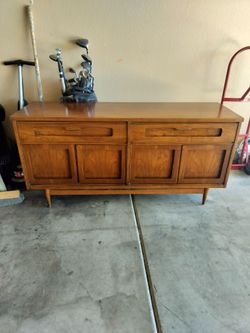 Sideboard/Buffet.. Midcentury Royal Dane Cherry by Bassett..60 by 31 by 19