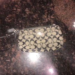 Authentic Coach Wristlet 