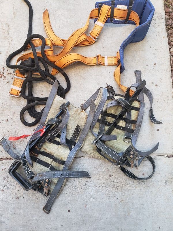 Palm tree & pole CLIMBING SPIKES & safety gear for Sale in Las Vegas