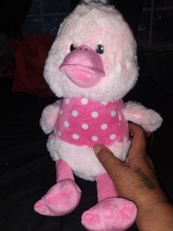 Stuffed animal duck