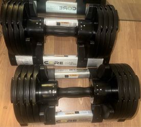 Core Home Fitness Adjustable Dumbbells 5-50 lbs